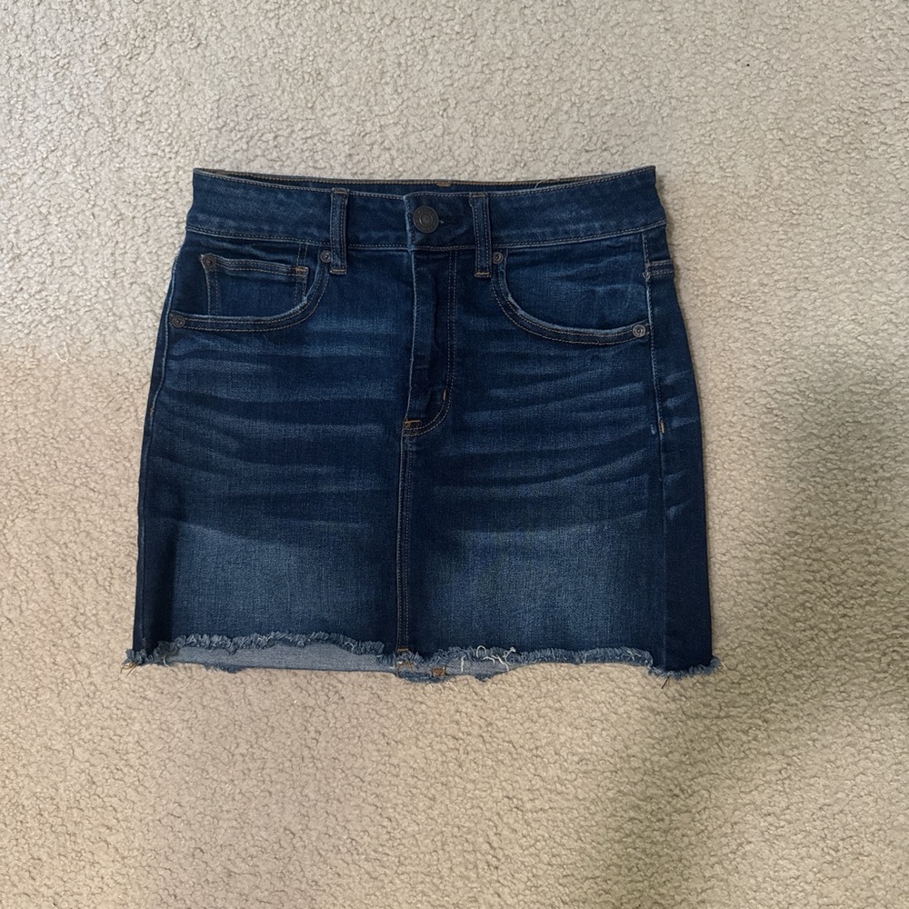 AMERICAN EAGLE Denim Mini Skirt Size 6